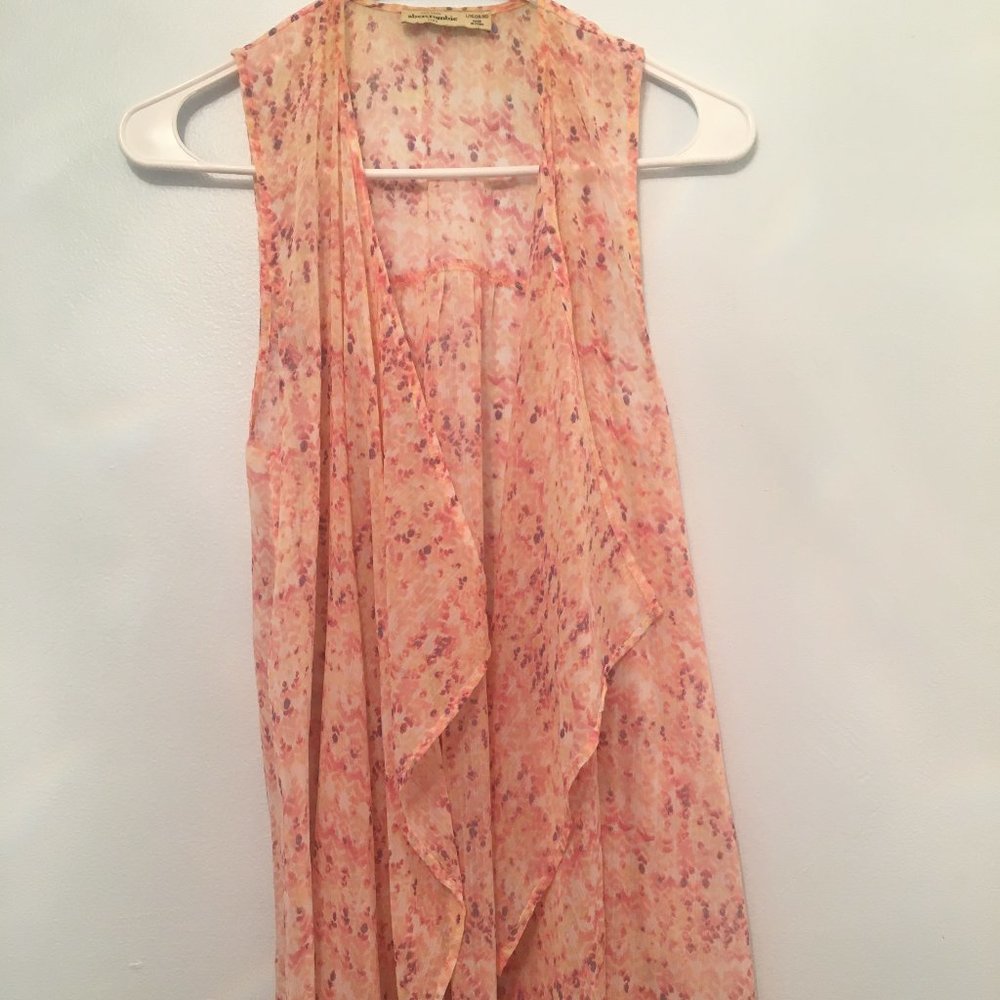 Abercrombie Girls 14/16 Floral Sleeveless Cover